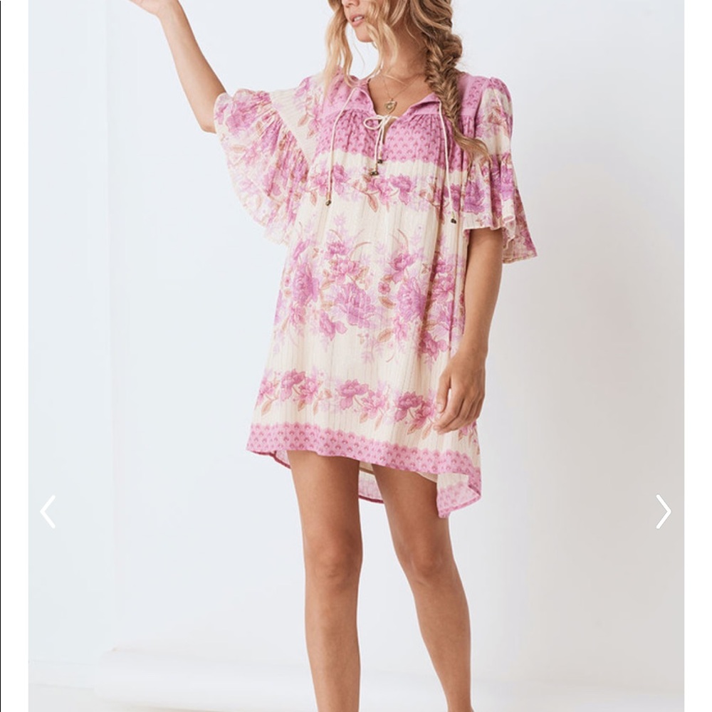 Coco Lei Flutter Sleeve Tunic M